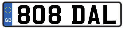 registration number 808 dal